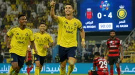 Al Nassr menang 4-0 atas Al Riyadh pada pekan kedua Liga Pro Saudi 2026/2027 di Stadion Prince Faisal bin Fahd (Ilustrasi AI: sisipublik.com)