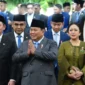 Presiden Prabowo Subianto menyampaikan pidato kenegaraan dalam Sidang Tahunan MPR RI serta Sidang Bersama DPR RI dan DPD RI Tahun 2026 di Gedung Nusantara MPR/DPR/DPD RI (foto: BPMI Setpres)