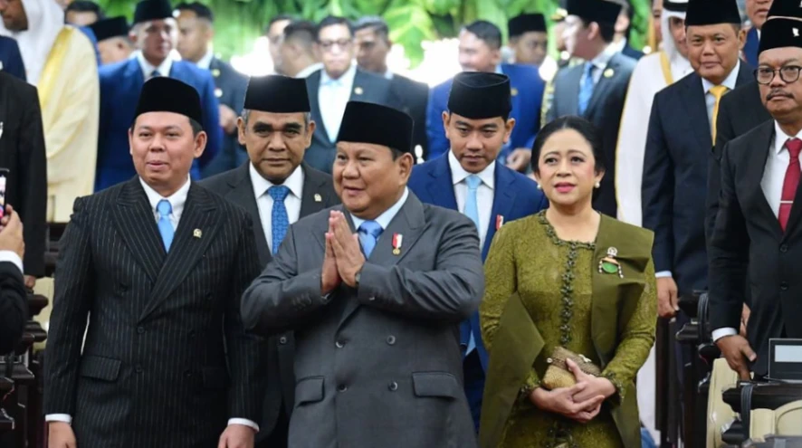 Presiden Prabowo Subianto menyampaikan pidato kenegaraan dalam Sidang Tahunan MPR RI serta Sidang Bersama DPR RI dan DPD RI Tahun 2026 di Gedung Nusantara MPR/DPR/DPD RI (foto: BPMI Setpres)
