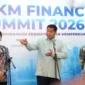 Menteri PKP Maruarar Sirait menghadiri UMKM Finance Summit 2026 (foto: Kementerian Perumahan dan Kawasan Permukiman)