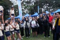 Menpora Erick Thohir saat mengunjungi Festival Mbois 11 di Stadion Gajayana, Kota Malang, Jawa Timur (foto: kementerian pemuda dan olahraga)