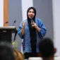Deputi Bidang Pengembangan Talenta dan Daya Saing Kemenkop Destry Anna Sari saat membuka program magang pengurus KDKMP sektor pertanian di Kopontren Al-Ittifaq, Kabupaten Bandung, Jawa Barat (foto: kementerian koperasi)