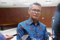 Juru Bicara Kementerian Perindustrian Febri Hendri Antoni Arief menjelaskan kebijakan pasokan GKM untuk industri gula rafinasi pada 2026 (foto: kementerian perindustrian)