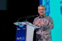 Menteri Keuangan Suahasil Nazara menyampaikan paparan mengenai arah kebijakan ekonomi Indonesia dalam ANTARA Business Forum 2026 di Jakarta (foto: kementerian keuangan)