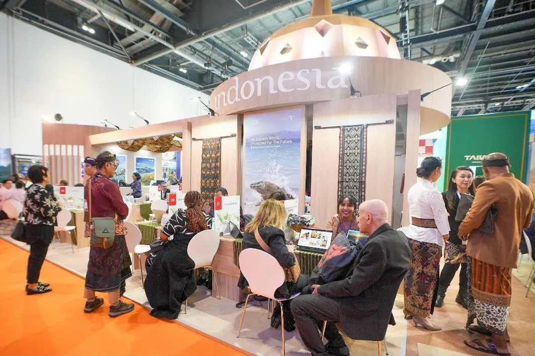 Paviliun Indonesia dalam Tourism Expo Japan 2026 menjadi ruang promosi destinasi, produk wisata, budaya, dan peluang kemitraan industri pariwisata Indonesia di pasar Jepang (foto: kementerian pariwisata)