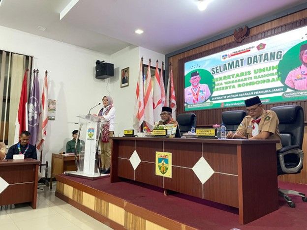 Kementerian Kehutanan memperkuat pembinaan Saka Wanabakti Jambi melalui penguatan kelembagaan dan integrasi kegiatan dengan program kehutanan (foto: kementerian kehutanan)