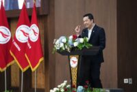 Wamenpora Taufik Hidayat menghadiri pelantikan dan pengukuhan Pengurus Besar Esports Indonesia masa bakti 2026–2030 di Jakarta (foto: kementerian pemuda dan olahraga)