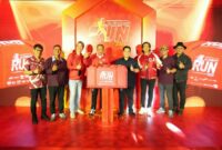 Menpora RI Erick Thohir menyampaikan pandangannya mengenai olahraga sebagai investasi karakter, kesehatan, dan ekonomi dalam konferensi pers Alfamart Run 2026 di Tangerang (foto: kementerian pemuda dan olahraga)