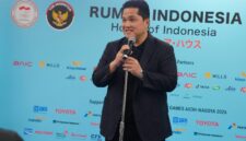 Menpora Erick Thohir menghadiri pembukaan Asian Games 2026 Aichi-Nagoya di Paloma Mizuho Stadium, Nagoya, Jepang (kementerian pemuda dan olahraga)