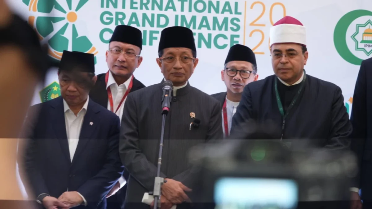 Para peserta Konferensi Imam Dunia membahas peran imam dan masjid dalam merespons persoalan kemanusiaan, konflik, lingkungan, serta isu global (foto: kementerian agama)