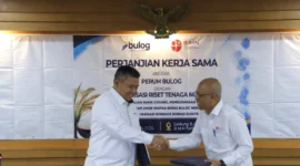 BRIN dan Perum BULOG bekerja sama mengembangkan riset iradiasi berbasis elektron untuk mengendalikan hama dan memperpanjang umur simpan beras (foto : brin)