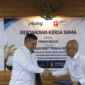 BRIN dan Perum BULOG bekerja sama mengembangkan riset iradiasi berbasis elektron untuk mengendalikan hama dan memperpanjang umur simpan beras (foto : brin)
