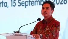 Wakil Menteri Kesehatan Dante Saksono Harbuwono menyampaikan pentingnya penyelarasan kemitraan kesehatan melalui prinsip One Plan, One Budget, dan One Evaluation dalam 4th Indonesia Health Partners Meeting di Jakarta (foto: kementerian kesehatan)