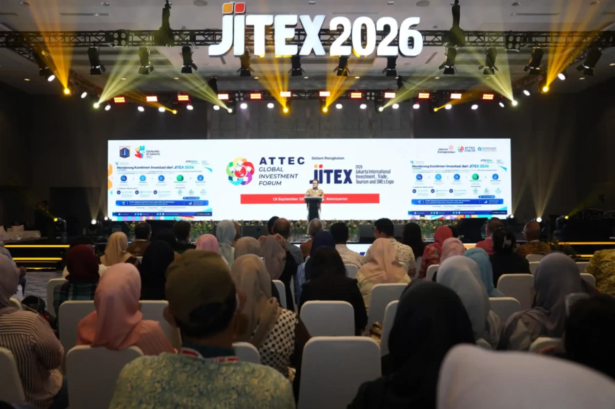 Menteri Perdagangan Budi Santoso membuka ATTEC Global Investment Forum di Jakarta (foto: kementerian perdagangan)