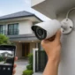 pemasangan kamera CCTV di rumah untuk memantau area hunian (Ilustrasi AI : sisipublik.com)