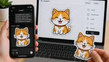 penggunaan ChatGPT Images untuk membuat dan mengedit desain stiker personal menggunakan instruksi teks (Ilustrasi AI : sisipublik.com)