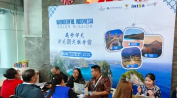 Kemenpar mempertemukan pelaku industri pariwisata Indonesia dan mitra bisnis Taiwan dalam Wonderful Indonesia Sales Mission di Taipei (foto kementerian pariwisata)