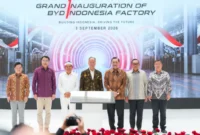 Fasilitas produksi BYD Motor Indonesia di Subang, Jawa Barat, menjadi bagian dari upaya memperkuat basis manufaktur kendaraan listrik dan rantai pasok domestik (foto: kementerian perindustrian)