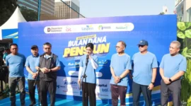 Menteri Ketenagakerjaan Yassierli menghadiri pencanangan Bulan Dana Pensiun 2026 di Jakarta (foto: kementerian ketenagakerjaan)