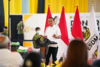 Menteri ESDM Bahlil Lahadalia menyampaikan kebijakan penataan tata kelola sektor mineral dan batu bara di Jakarta (foto: kementerian esdm)