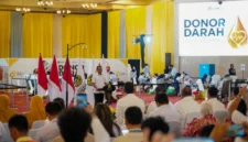 Peserta mengikuti kegiatan donor darah dalam rangkaian Hari Jadi Pertambangan dan Energi ke-81 tahun 2026 di Jakarta (foto: kementerian esdm)