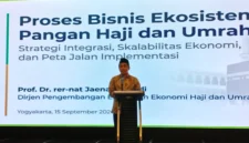 Pemerintah menyiapkan penguatan rantai pasok produk pangan nasional untuk mendukung kebutuhan konsumsi jemaah haji di Arab Saudi (foto: kementerian haji dan umrah)