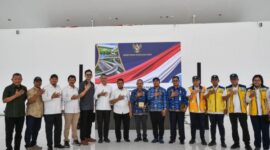 Kompleks Sekolah Rakyat Terintegrasi 2 Kota Medan di Kelurahan Tanjung Selamat, Medan, yang telah rampung dan mulai dimanfaatkan untuk kegiatan pendidikan tahun ajaran 2026/2027 (foto: kementerian pekerjaan umum)
