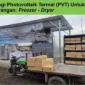 BRIN mengembangkan teknologi Photovoltaic Thermal (PVT) yang menggabungkan energi listrik dan panas matahari untuk mendukung pengeringan hasil pertanian, perkebunan, dan perikanan (foto: brin)