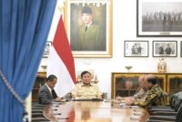 Presiden Prabowo Subianto mendorong transformasi PLN untuk meningkatkan efisiensi, produktivitas, dan percepatan pemanfaatan energi surya (foto: kementerian sekretaris negara)