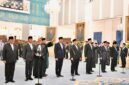 Presiden Prabowo Subianto memimpin prosesi pelantikan empat wakil menteri Kabinet Merah Putih di Istana Negara, Jakart (foto: kementerian sekretaris negara)