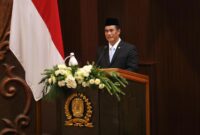 Menteri Pertanian Andi Amran Sulaiman menyampaikan dukungan anggaran untuk penguatan pertanian dan peternakan Jawa Timur, termasuk pembibitan ayam dan peningkatan produktivitas pangan (foto: kementerian pertanian)