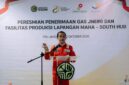 Fasilitas produksi gas lepas pantai di Kalimantan Timur mendukung pengembangan sumur Jangkrik North East #6 dan Lapangan Maha-South Hub  (foto: kementerian esdm)