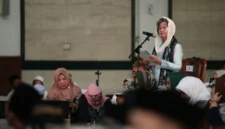 Kegiatan nikah massal “Bimas Islam, Pak Yai dan Bu Nyai Mantu Santri” di Masjid Agung Jawa Tengah, Semarang, menjadi momentum penguatan edukasi dan pendampingan keluarga (foto: kementerian agama)