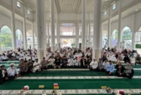 Calon jemaah haji mengikuti pembinaan Manasik Sepanjang Tahun SAHABAT di Masjid Babuttaqwa, Gampong Batoh, Banda Aceh (foto: kementerian haji dan  umrah)