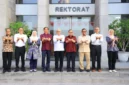 Sekretaris Jenderal Kemnaker Cris Kuntadi dan Rektor Universitas Harkat Negeri Sudirman Said membahas penjajakan kerja sama penguatan kompetensi mahasiswa (foto: kementerian ketenagakerjaan)