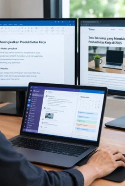 Dual Monitor Bantu Pangkas Perpindahan Jendela Saat Kerja di Laptop dan PC