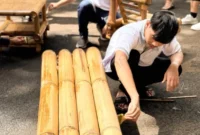 Kegiatan pengembangan SDM industri bambu melalui Akademi Komunitas Bambu (AKB) Kementerian Perindustrian untuk memperkuat rantai pasok bahan baku (foto: kementerian perindustrian)