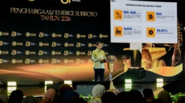 Wakil Menteri ESDM Yuliot meluncurkan Program Pengawal Energi 2026 untuk memperkuat pengawasan distribusi BBM bersubsidi dan BBM penugasan di 3.679 SPBU (foto: kementerian esdm)