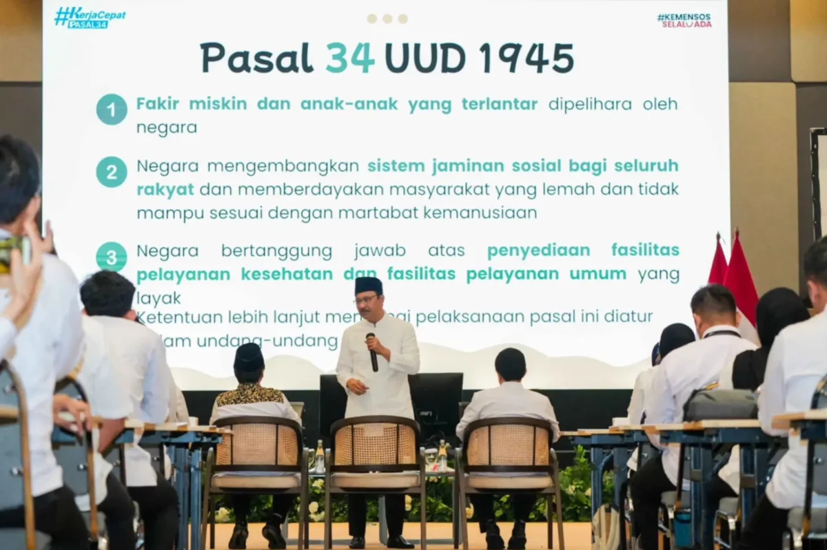Mensos Saifullah Yusuf menekankan pentingnya akurasi dan pemutakhiran Dapodik untuk mendukung layanan pendidikan dan pendampingan siswa Sekolah Rakyat (foto: kementerian sosial)