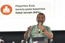 Perwakilan Kemendagri memaparkan pentingnya penguatan regulasi dan koordinasi lintas perangkat daerah untuk mempercepat implementasi Desain Olahraga Daerah (foto: kementerian pemuda dan olahraga)