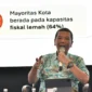 Perwakilan Kemendagri memaparkan pentingnya penguatan regulasi dan koordinasi lintas perangkat daerah untuk mempercepat implementasi Desain Olahraga Daerah (foto: kementerian pemuda dan olahraga)