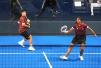 Fitriani Sabatini dan Fadona Kusumawati meraih medali perak nomor ganda putri padel Asian Games 2026 (foto: kementerian pemuda dan olahraga)