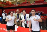 indonesia-emas-boccia-asian-para-games-2026.webp
Tim boccia Indonesia bertanding pada Asian Para Games 2026 di Aichi-Nagoya, Jepang.
Tim boccia Indonesia mempersembahkan medali emas ke-15 melalui nomor Mixed Team BC1/BC2 setelah mengalahkan Thailand 11-3 pada Asian Para Games 2026.
