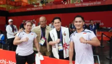 indonesia-emas-boccia-asian-para-games-2026.webp
Tim boccia Indonesia bertanding pada Asian Para Games 2026 di Aichi-Nagoya, Jepang.
Tim boccia Indonesia mempersembahkan medali emas ke-15 melalui nomor Mixed Team BC1/BC2 setelah mengalahkan Thailand 11-3 pada Asian Para Games 2026.