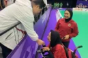 Atlet boccia Indonesia Gischa Zayana, Handayani, dan Felix Ardi Yudha menyumbangkan tiga medali emas pada Asian Para Games Aichi-Nagoya 2026 (foto: kementerian pemuda dan olahraga)
